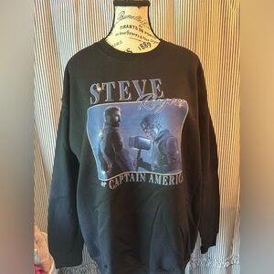 Captain America graphic crewneck